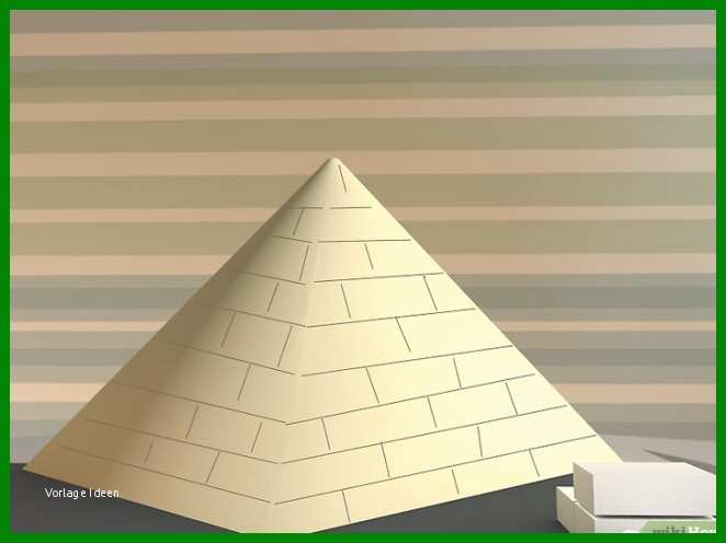 ägyptische Pyramide Basteln Vorlage - Vorlage Ideen