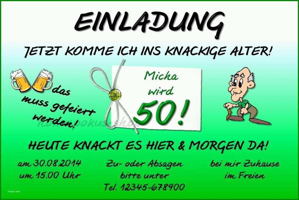 Wunderbar 50 Geburtstag Einladung Vorlage Kostenlos 1600x1073