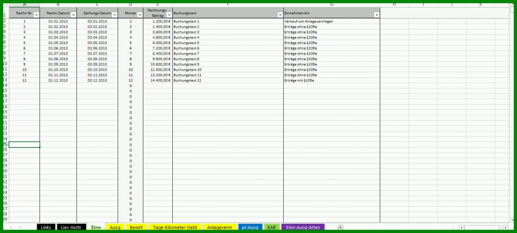 Überraschen Einnahmen Ausgaben Excel Vorlage Kleinunternehmer 1440x651