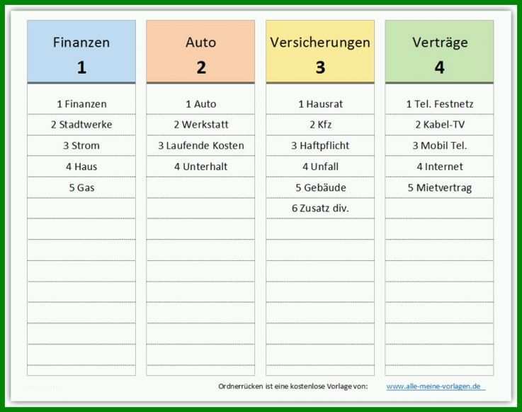 Staffelung ordnerrücken Beschriften Vorlage 964x760