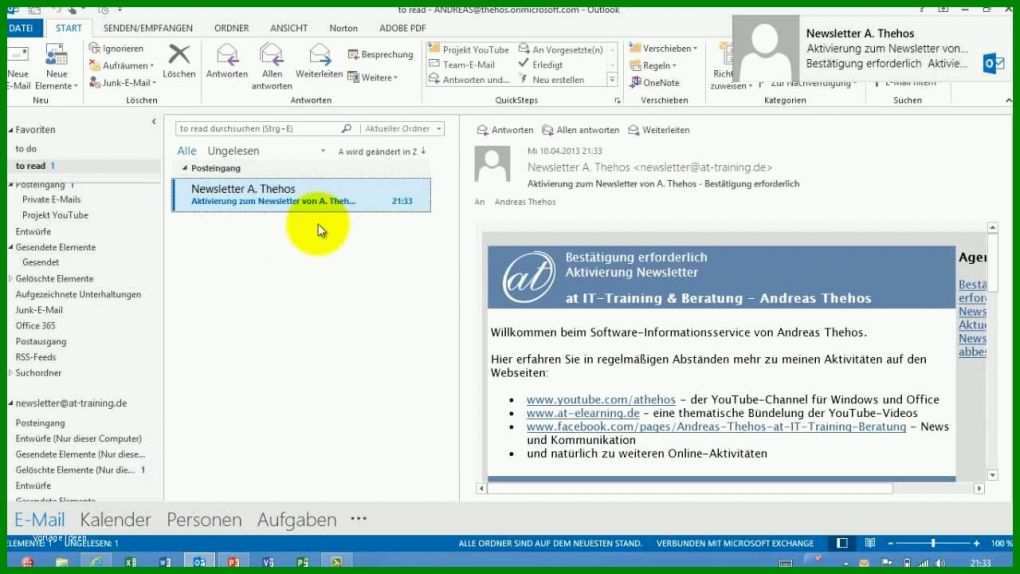 Unvergleichlich Signatur Outlook Vorlage 1280x720