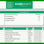 Spezialisiert to Do Liste Vorlage Excel 930x326