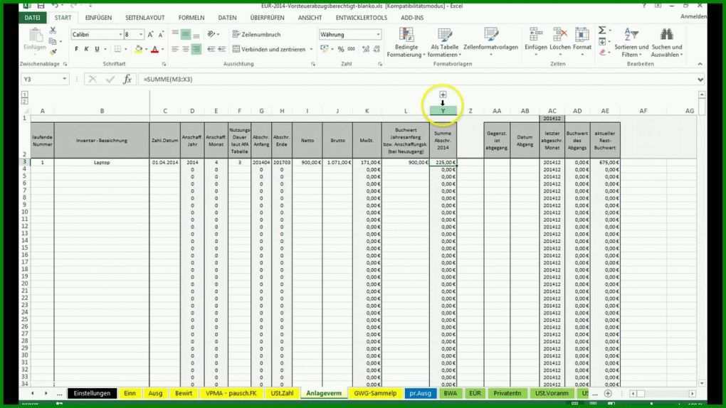 Einzahl Wohnflächenberechnung Vorlage Excel 1280x720