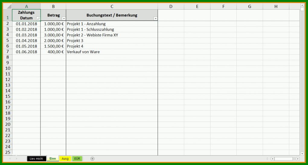 Perfekt Einnahmen Ausgaben Excel Vorlage Kleinunternehmer 1313x707