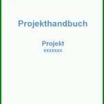 Exklusiv Projekthandbuch Vorlage 721x1024