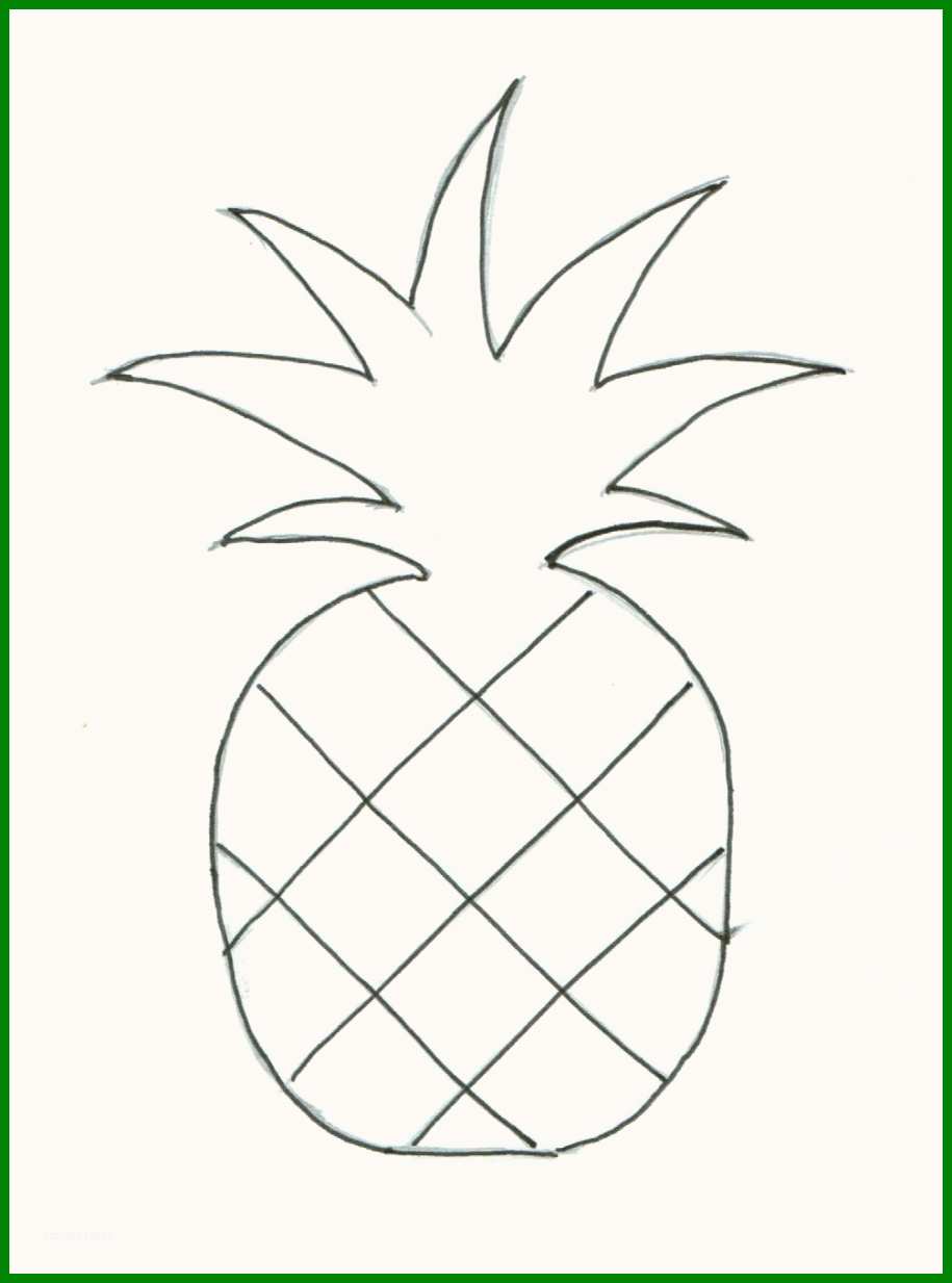 Ananas Basteln Vorlage - Vorlage Ideen