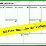 Größte Business Model Canvas Word Vorlage 1000x707