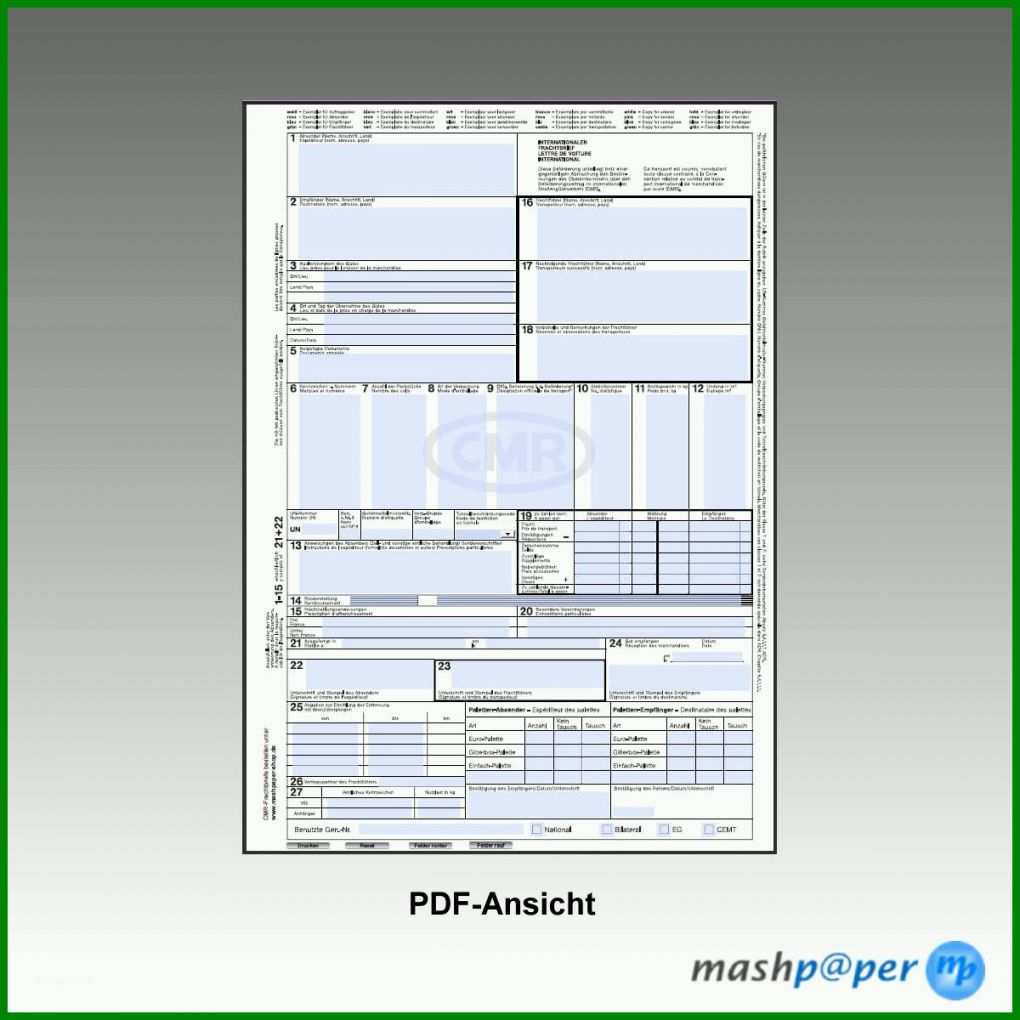 Beste Cmr Pdf Vorlage 1200x1200