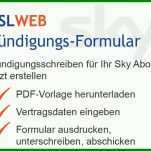 Einzigartig Sky Kündigen Vorlage Pdf 750x616