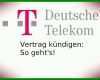 Empfohlen Deutsche Telekom Kündigung Vorlage 762x400