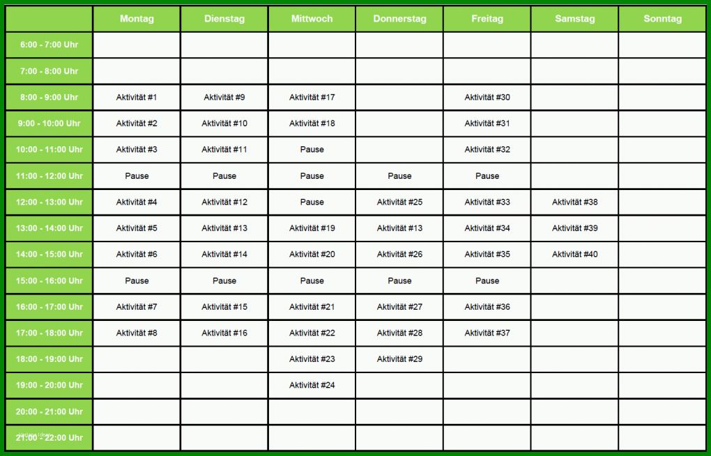 Allerbeste Lernplan Erstellen Vorlage 1525x979