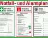 Wunderbar Notfall Und Alarmplan Vorlage Word 707x500