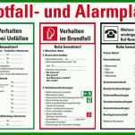 Wunderbar Notfall Und Alarmplan Vorlage Word 707x500