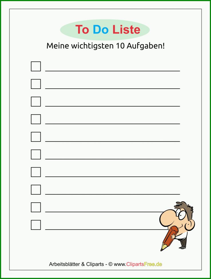 Allerbeste to Do Liste Vorlage Zum Ausdrucken 1736x2300