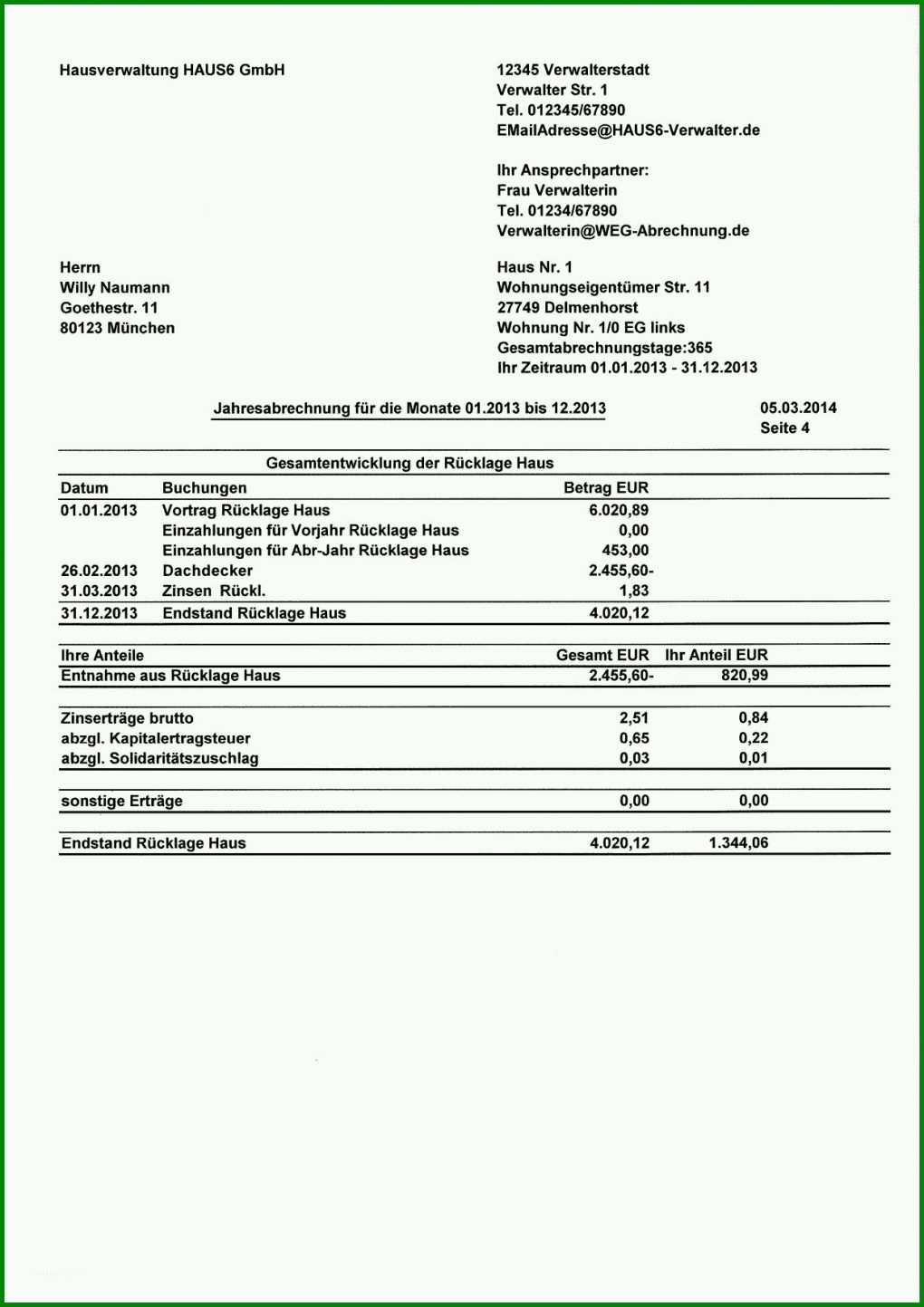 Limitierte Auflage Vorlage Nebenkostenabrechnung Excel Kostenlos 1240x1754