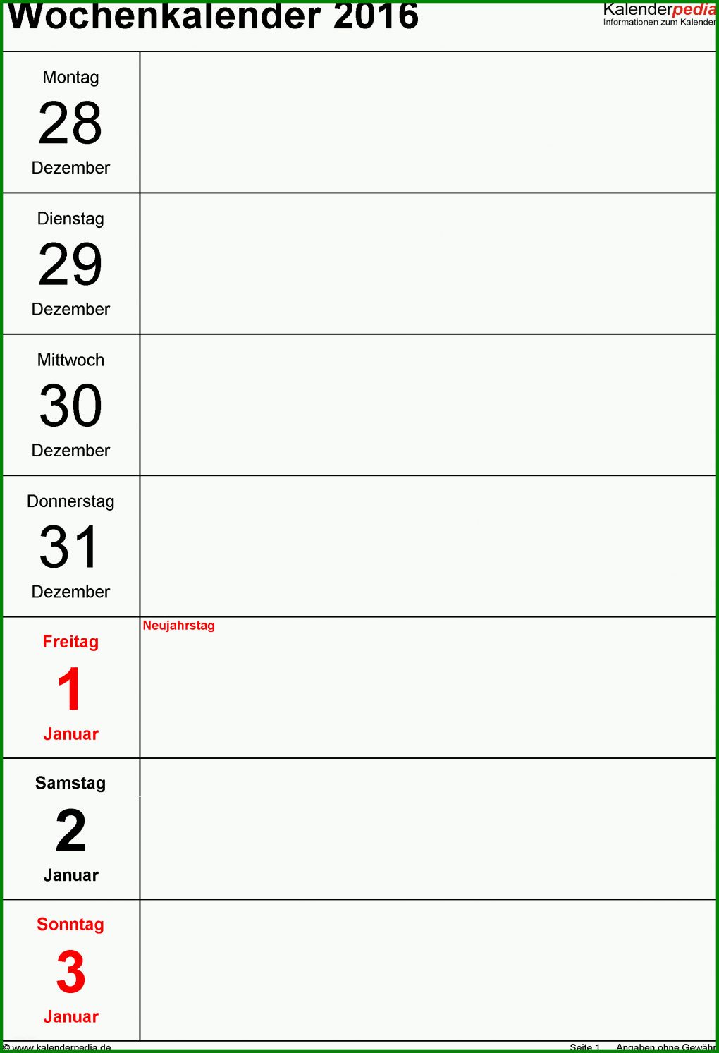 Ausgezeichnet Wochenkalender Vorlage 2138x3129