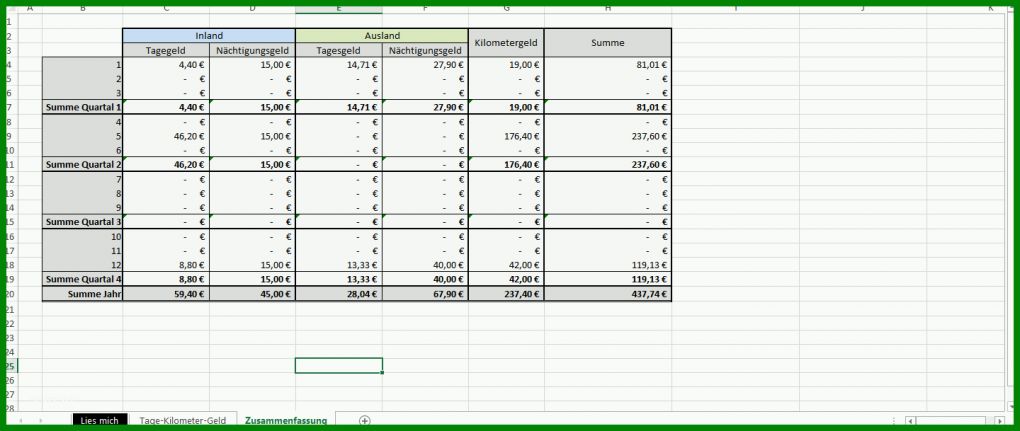 Am Beliebtesten Excel Vorlage Reisekosten 1440x609