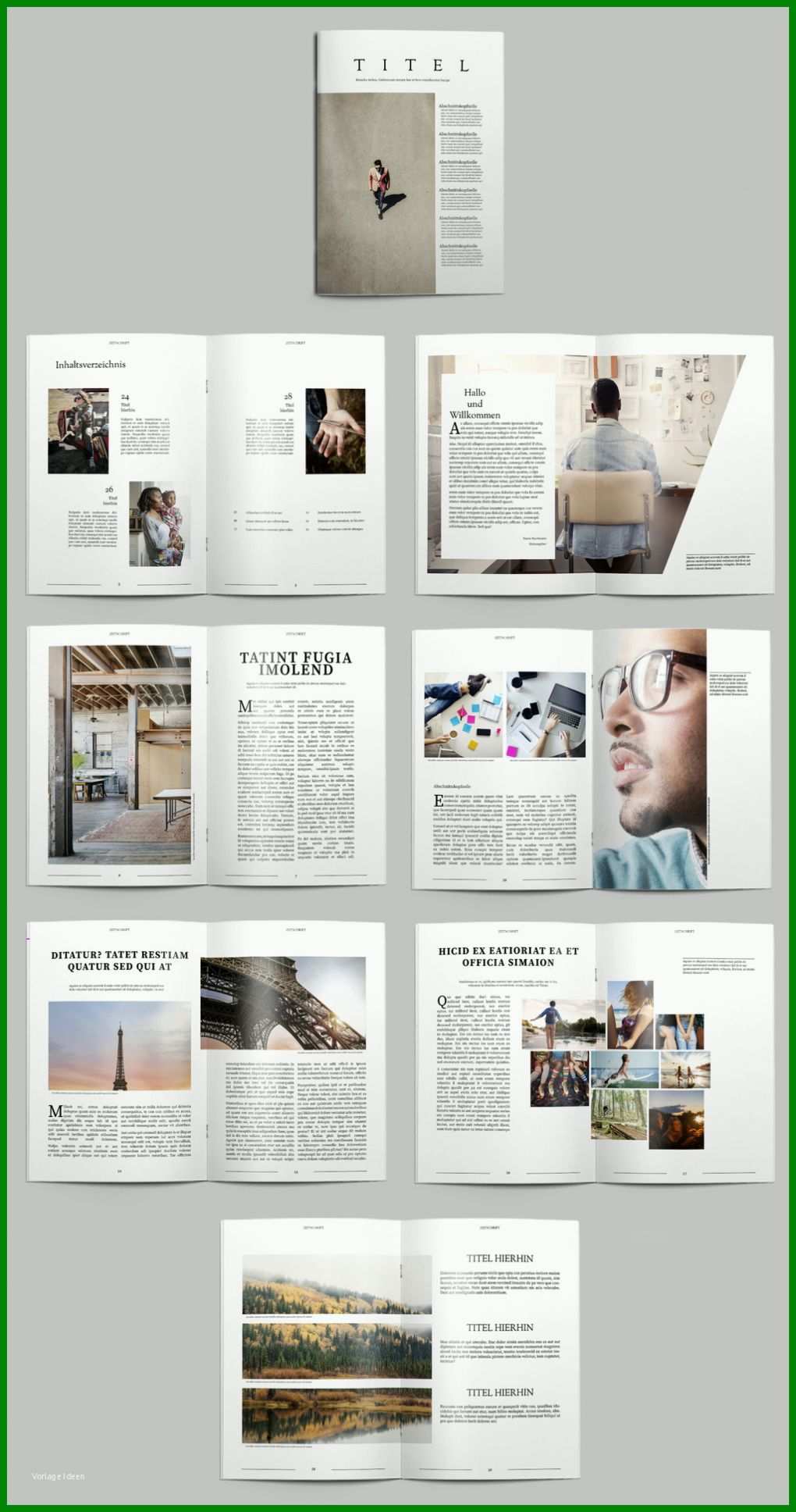 Angepasst Indesign Vorlagen Gratis 1024x1944