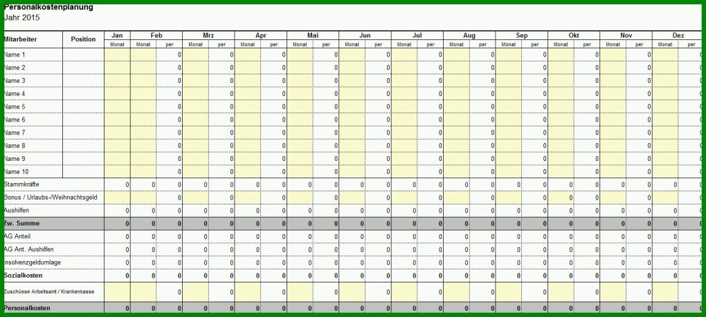 Faszinieren Personalentwicklung Excel Vorlage 1461x658