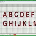 Allerbeste Sticken Alphabet Vorlage 737x560