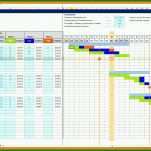 Moderne Excel Zeitplan Vorlage 1750x970