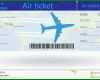 Phänomenal Flugticket Vorlage Download Kostenlos 1300x705