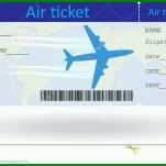 Phänomenal Flugticket Vorlage Download Kostenlos 1300x705