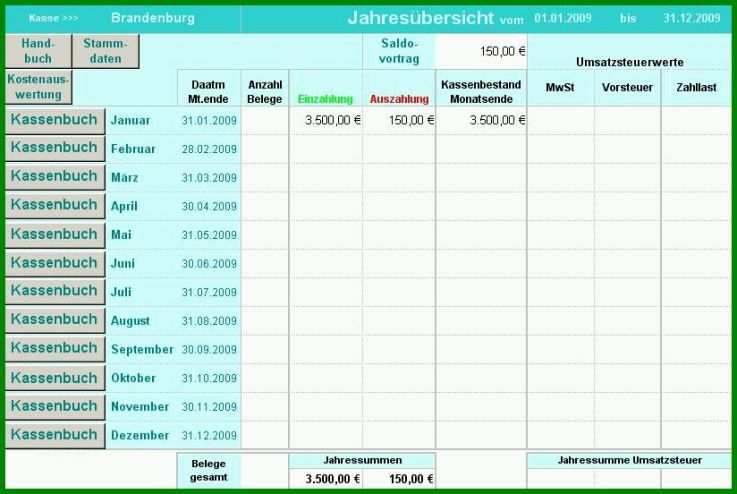 Kreativ Kassenbuch B Excel Vorlagen Shop 968372 - Vorlage Ideen