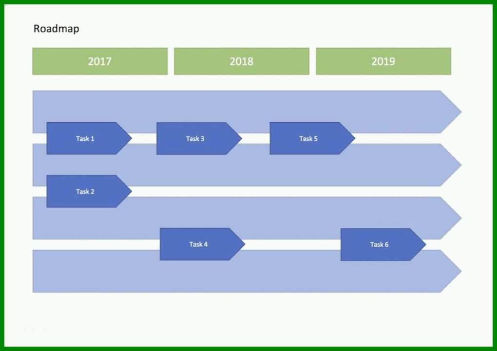 Außergewöhnlich Roadmap Vorlage 1024x724