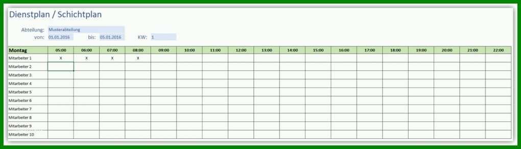 Unvergleichlich Schichtplan Vorlage 1320x378