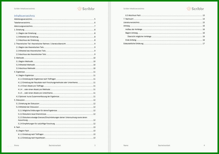 Unvergesslich Das Inhaltsverzeichnis Deiner Bachelorarbeit Erstellen