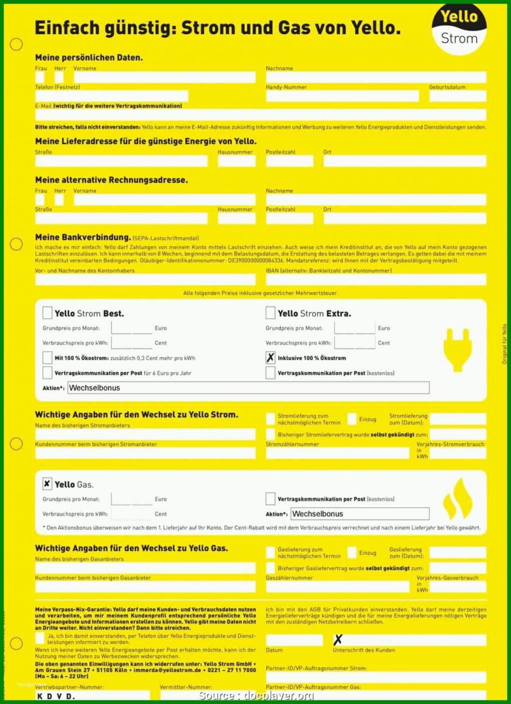 Neue Version sonderkündigung Gas Preiserhöhung Vorlage 1200x1653