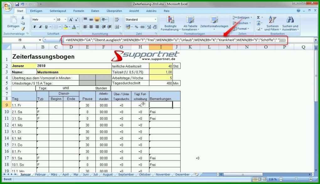 Wunderbar Stundenabrechnung Excel Vorlage 1260x725