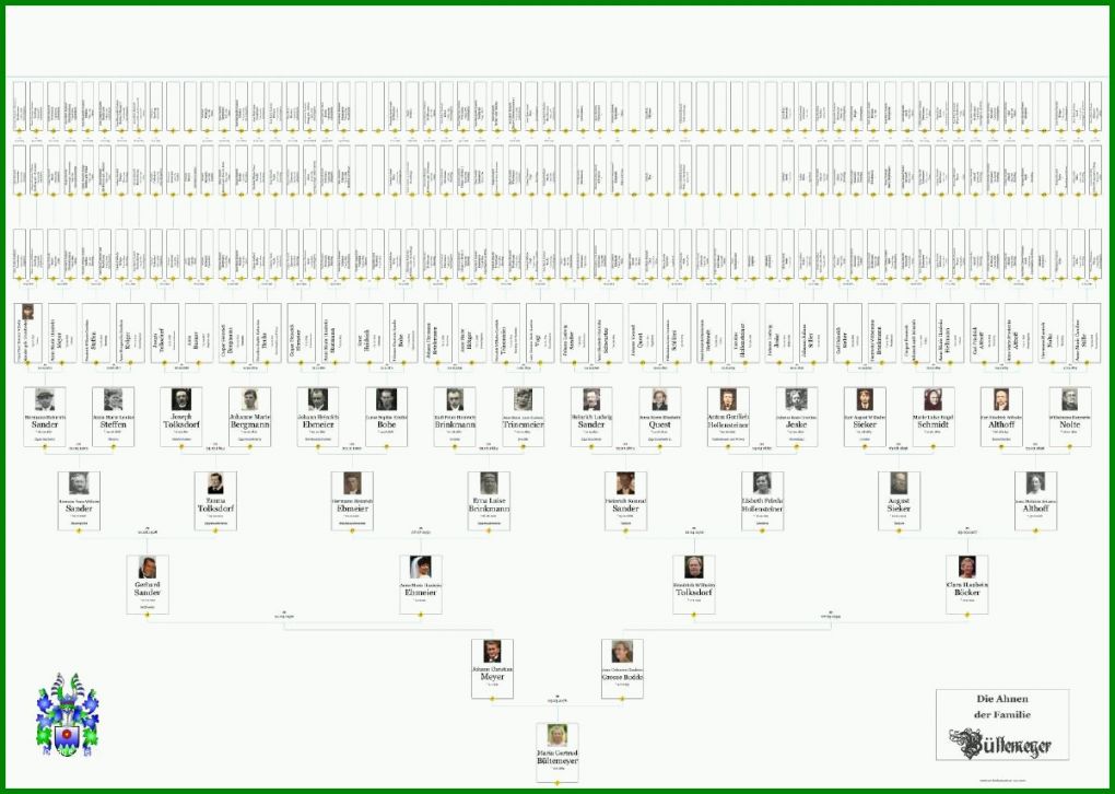 Einzahl Ahnentafel Vorlage 1200x854