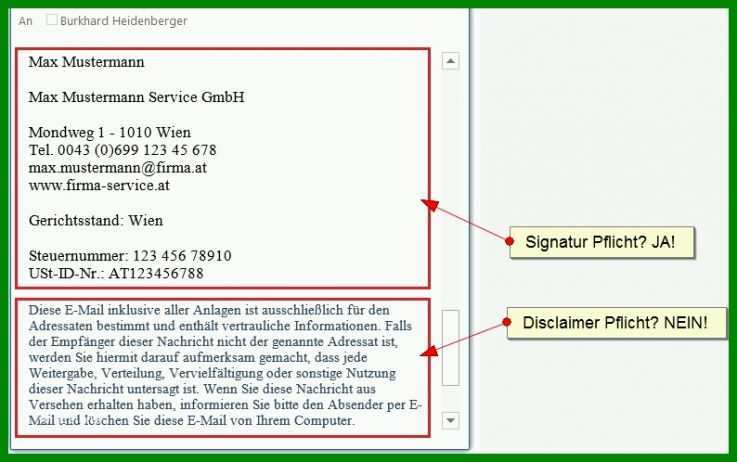 Perfekt Email Disclaimer Vorlage 794x498