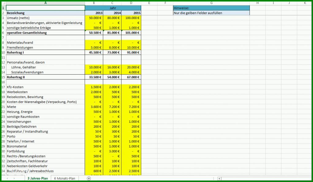 Erschwinglich Projektkostenrechnung Excel Vorlage 1268x737