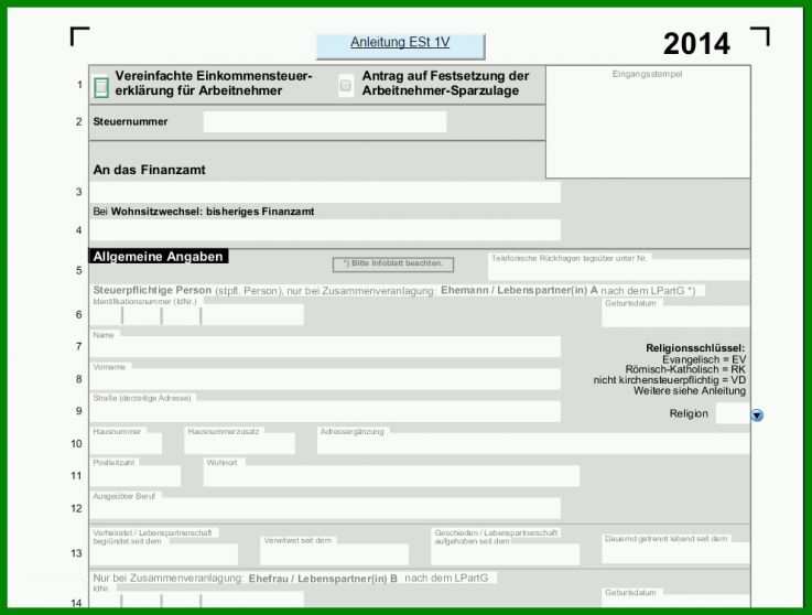 Schockierend Steuererklärung Vorlage 993x752