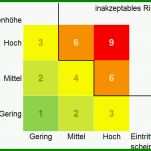 Bemerkenswert Vorlage Risikomatrix 859x639