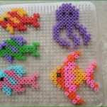 Fische Aus Bügelperlen Hama Perler Beads Teil Der Basteln Mit Perlen Vorlagen