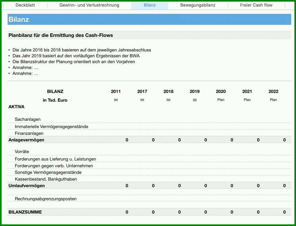 Erstaunlich Bilanz Vorlage 1672x1274