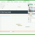 Unglaublich Excel Timeline Vorlage 1277x818