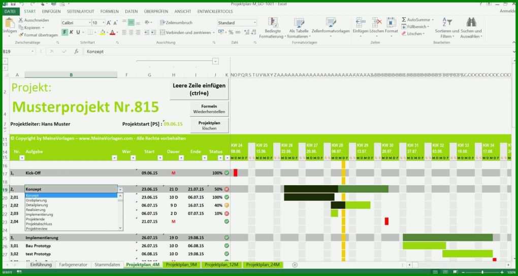 Auffällig Excel Vorlage Ressourcenplanung 1920x1024