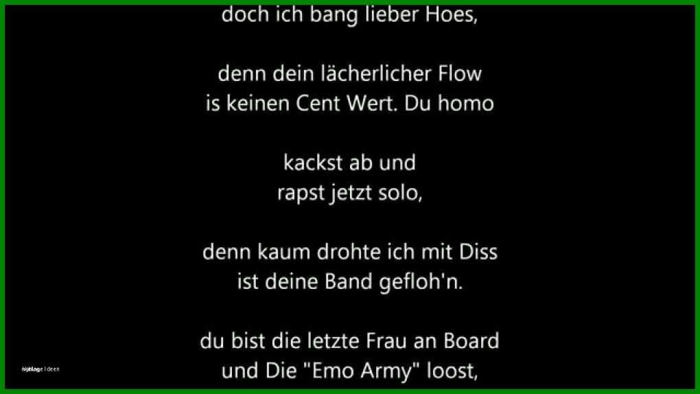 Erstaunlich Rap Text Deutsch Vorlagen 1280x720