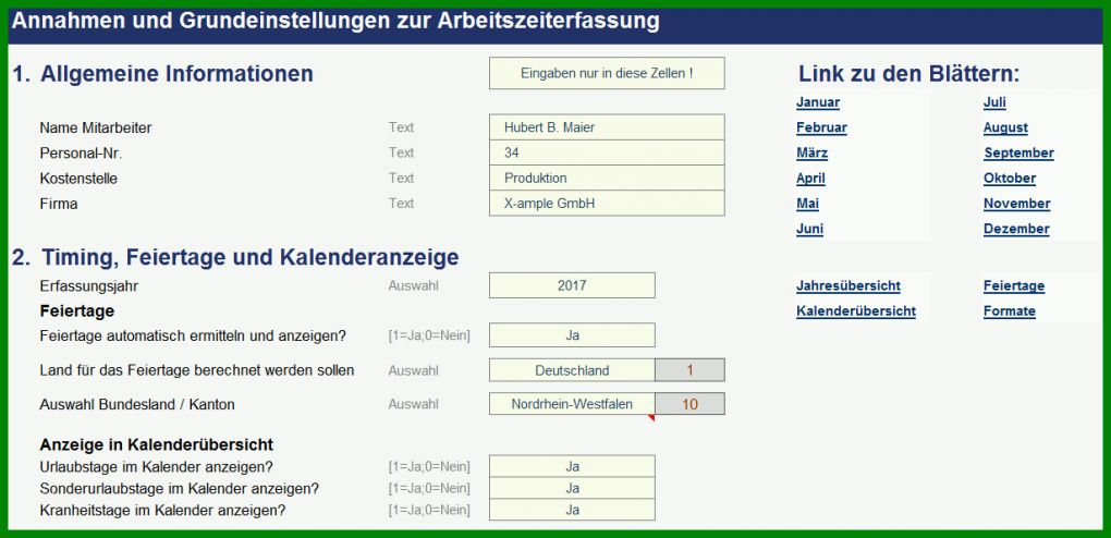 Faszinieren überstundenkonto Vorlage 1229x595