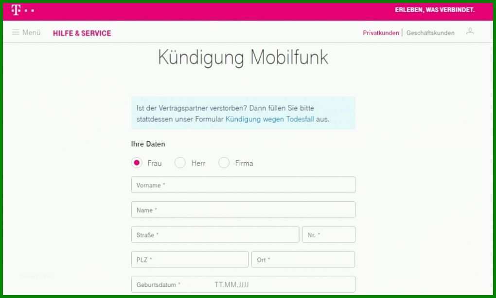 Toll Vertragskündigung Telekom Vorlage 1024x616