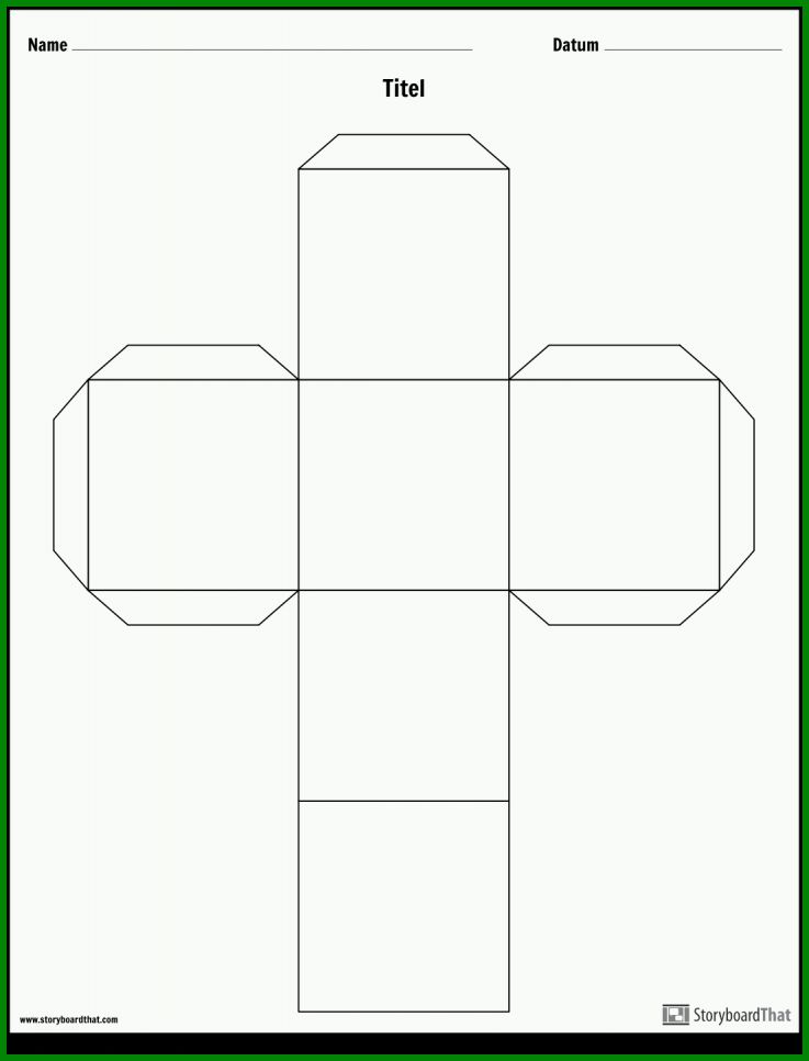 Spektakulär Würfel Vorlage Drucken 1106x1449