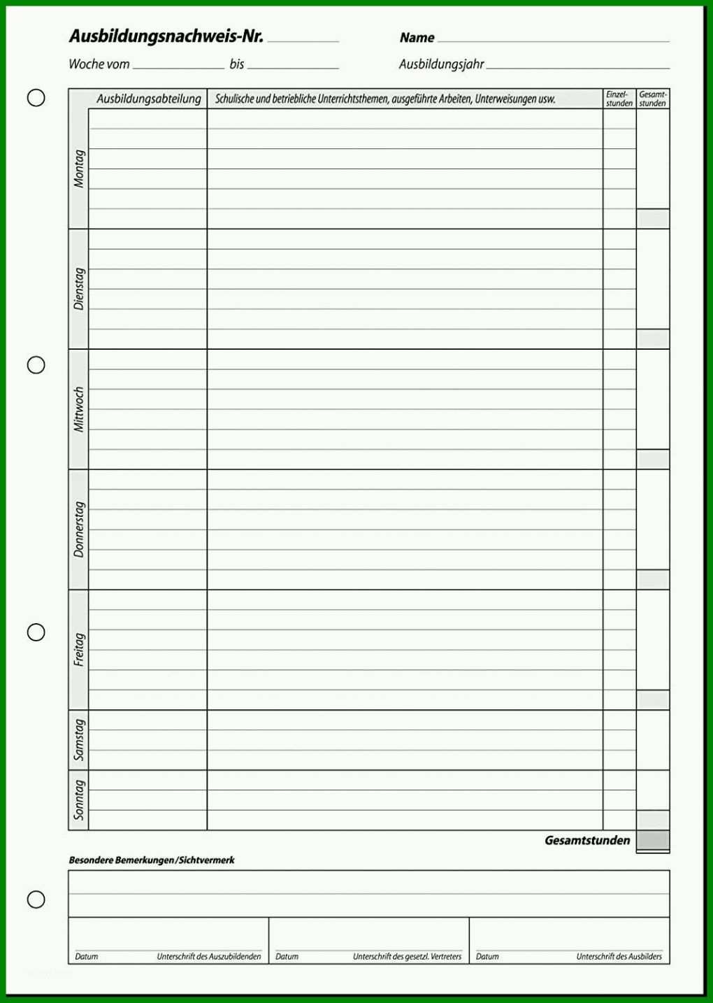 Allerbeste Bautagebuch Vorlage Excel Download Kostenlos 1067x1500