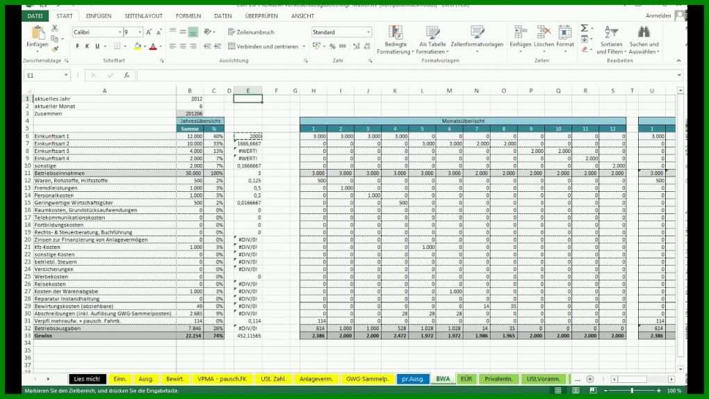 Beste Bedarfsplanung Excel Vorlage 1280x720