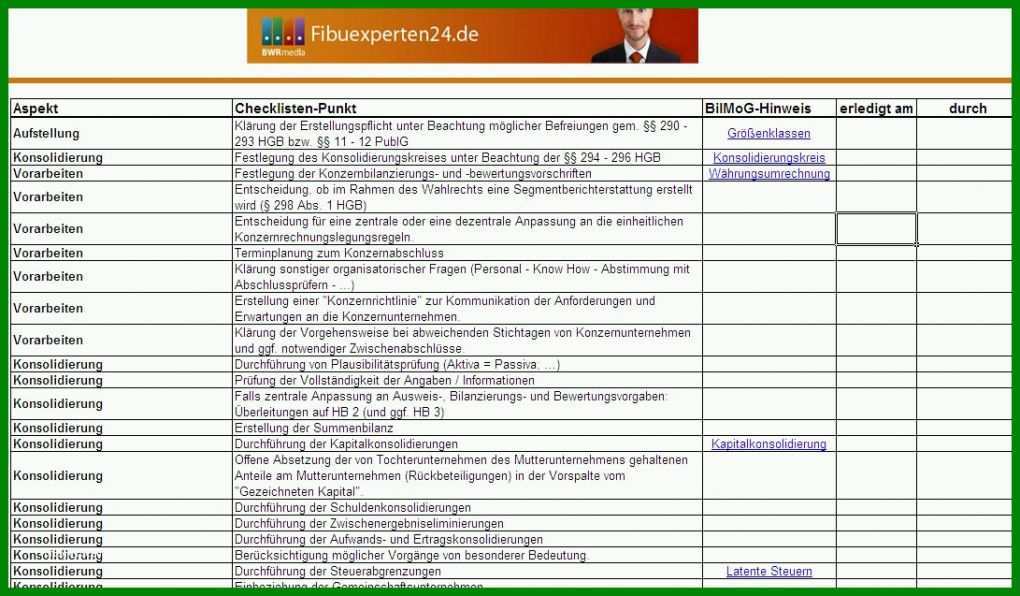 Spezialisiert Checkliste Excel Vorlage 1091x637