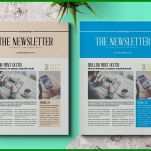 Spezialisiert Newsletter Vorlage Indesign 1000x750